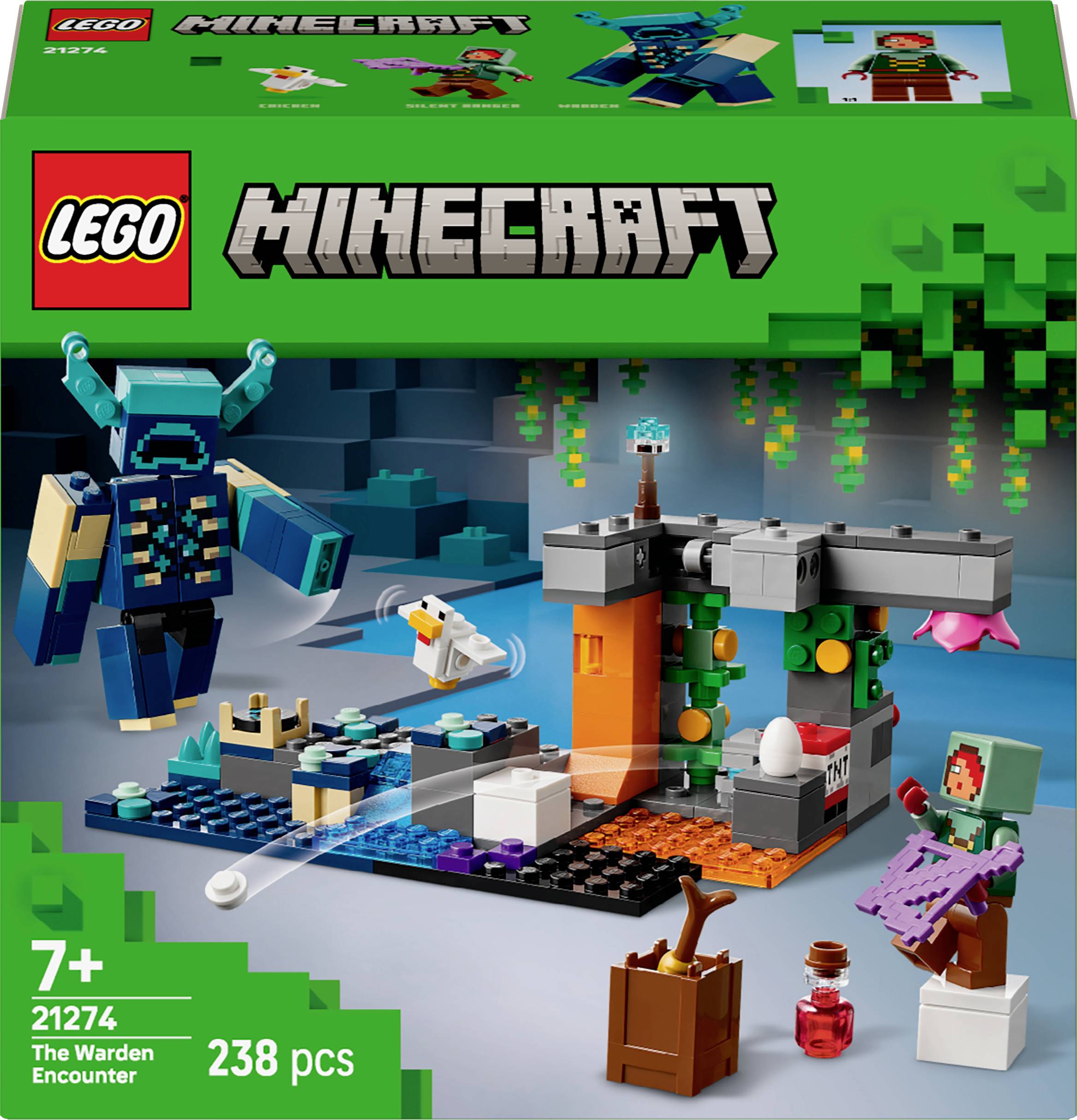 21274 LEGO® MINECRAFT Spotkanie z Guardianem - obrazek 1