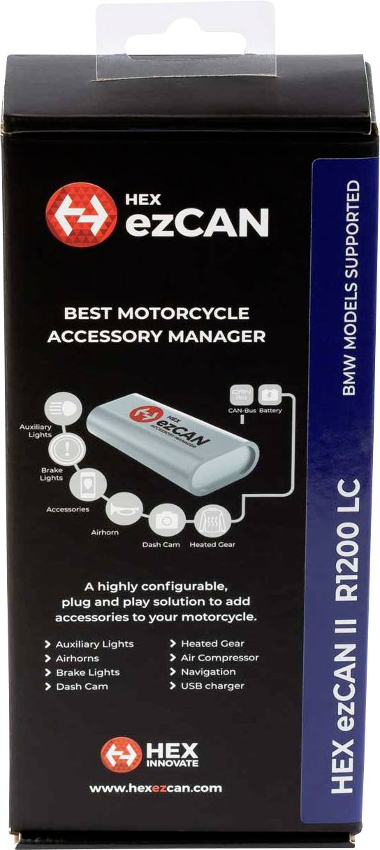 HEX ezCAN ezCAN für BMW R1200 LC 1250 LC Menedżer akcesoriów 4 kanałowy Pasuje do (Marka samochodu): BMW (Motorrad) 76 m - obrazek 1