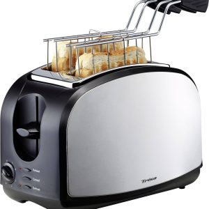 Trisa Crispy Snack Toster stali szlachetnej, czarny Trisa Crispy Snack Toster stali szlachetnej, czarny