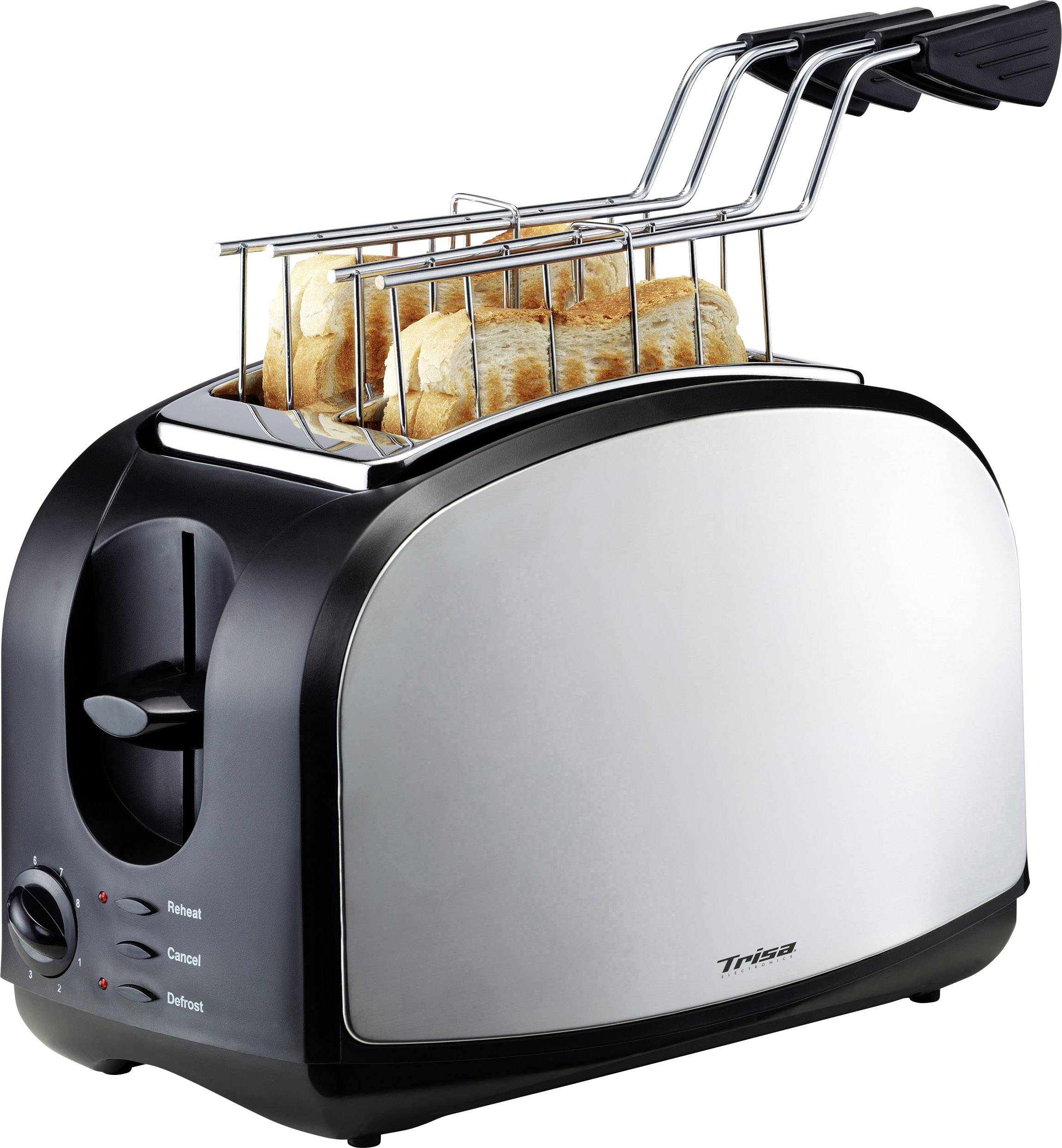 Trisa Crispy Snack Toster stali szlachetnej, czarny - obrazek 1