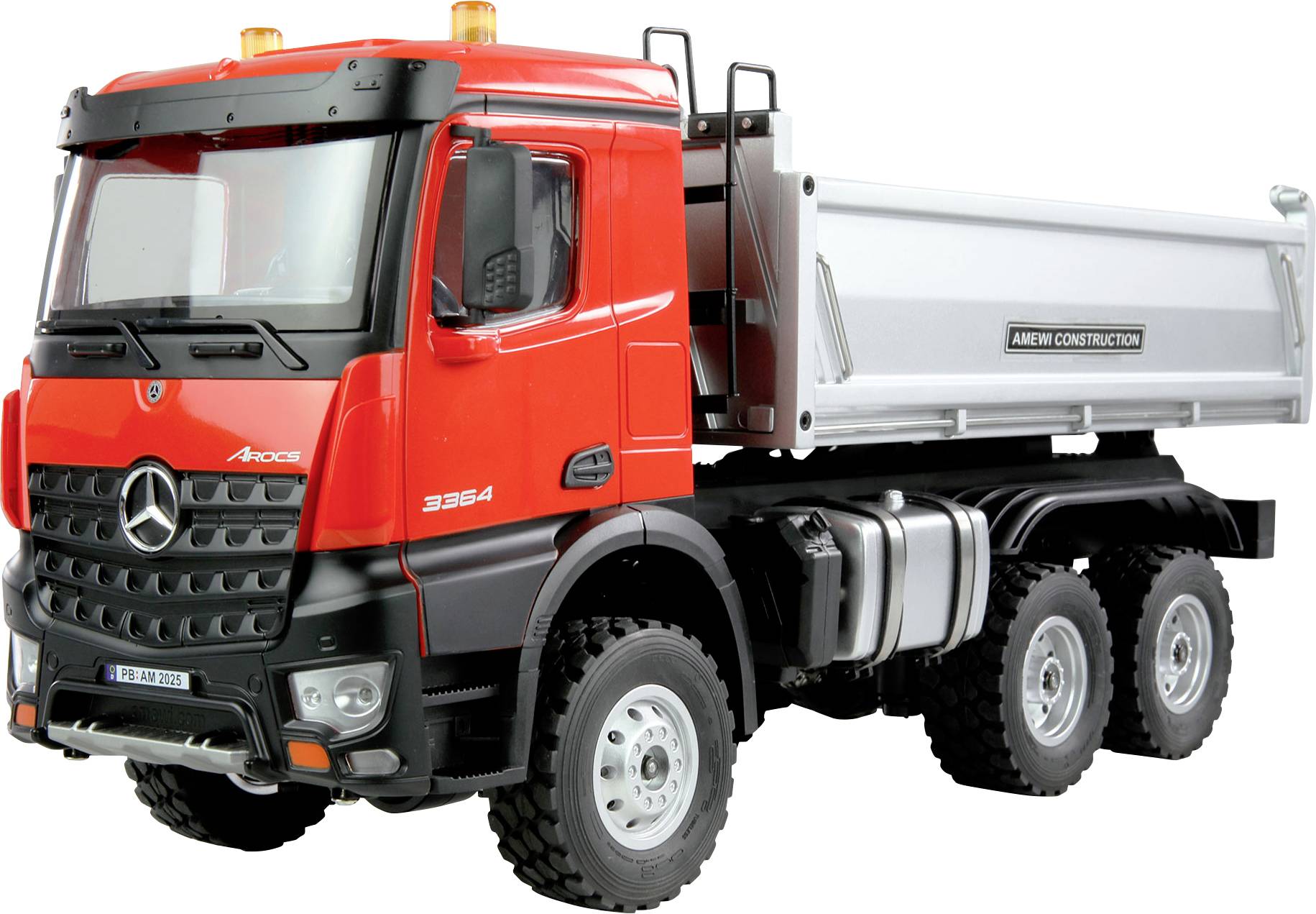 Moduł funkcyjny RC Amewi Mercedes-Benz Arocs Kipper 6x6 rot 1:14 RtR - obrazek 1