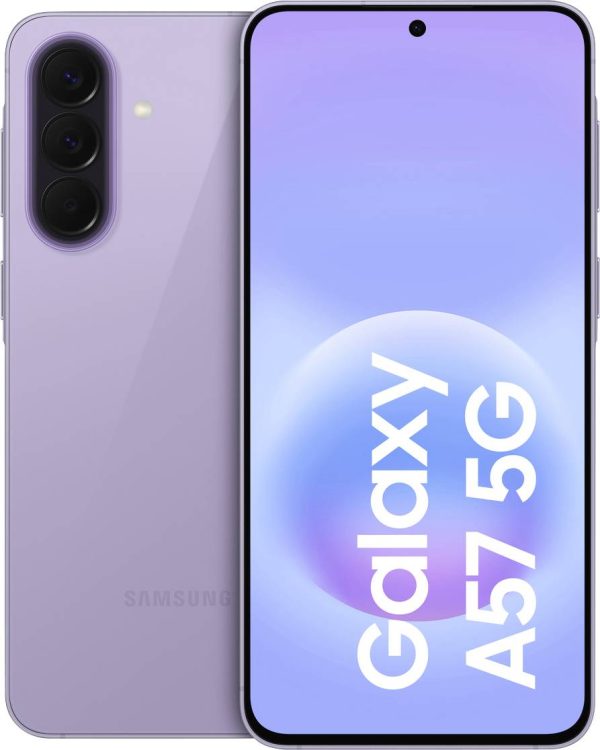 Samsung Galaxy A57 5G Smartfon 128 GB 17 cm (6.7 cal) 50 MPx, 12 MPx, 5 MPx Android™ 16 Wspaniały bzy