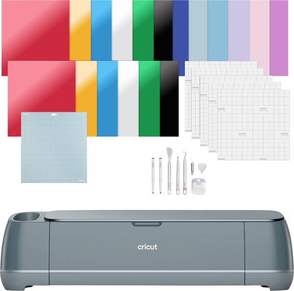 Cricut Maker 4 Essentials Bundle Zestaw do projektowania plotera tnącego Szerokość cięcia 29.7 cm