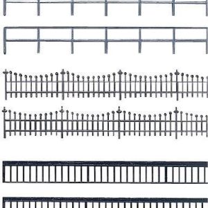 Ogrodzenie żelazne i balustrady, Auhagen 42 558, 2240 mm, skala H0/TT Ogrodzenie żelazne i balustrady, Auhagen 42 558, 2240 mm, skala H0/TT
