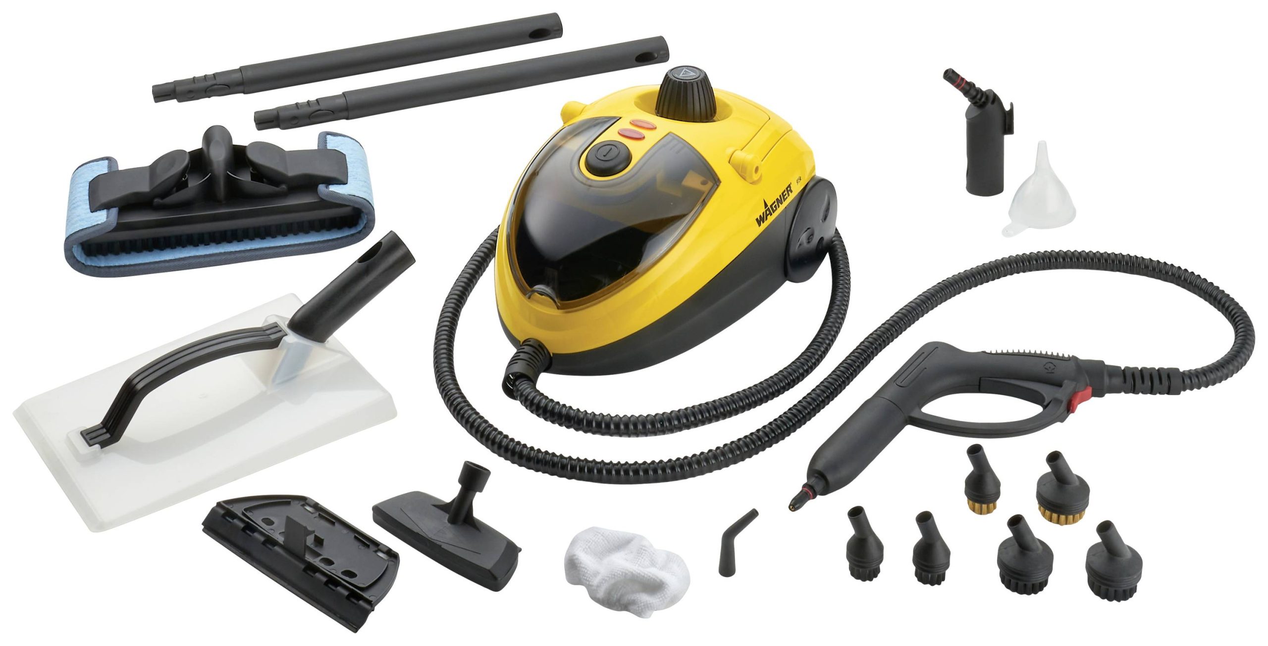 Myjka parowa Wagner Power Steamer 915e EU 1500 W żółty, czarny - obrazek 1