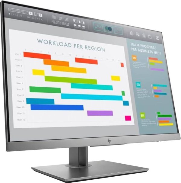 HP EliteDisplay E243i Monitor Refurbished (dobry) EEK F (A – G) 61 cm (24 cal) 1920 x 1200 px 16:10 5 ms HDMI, DisplayPo