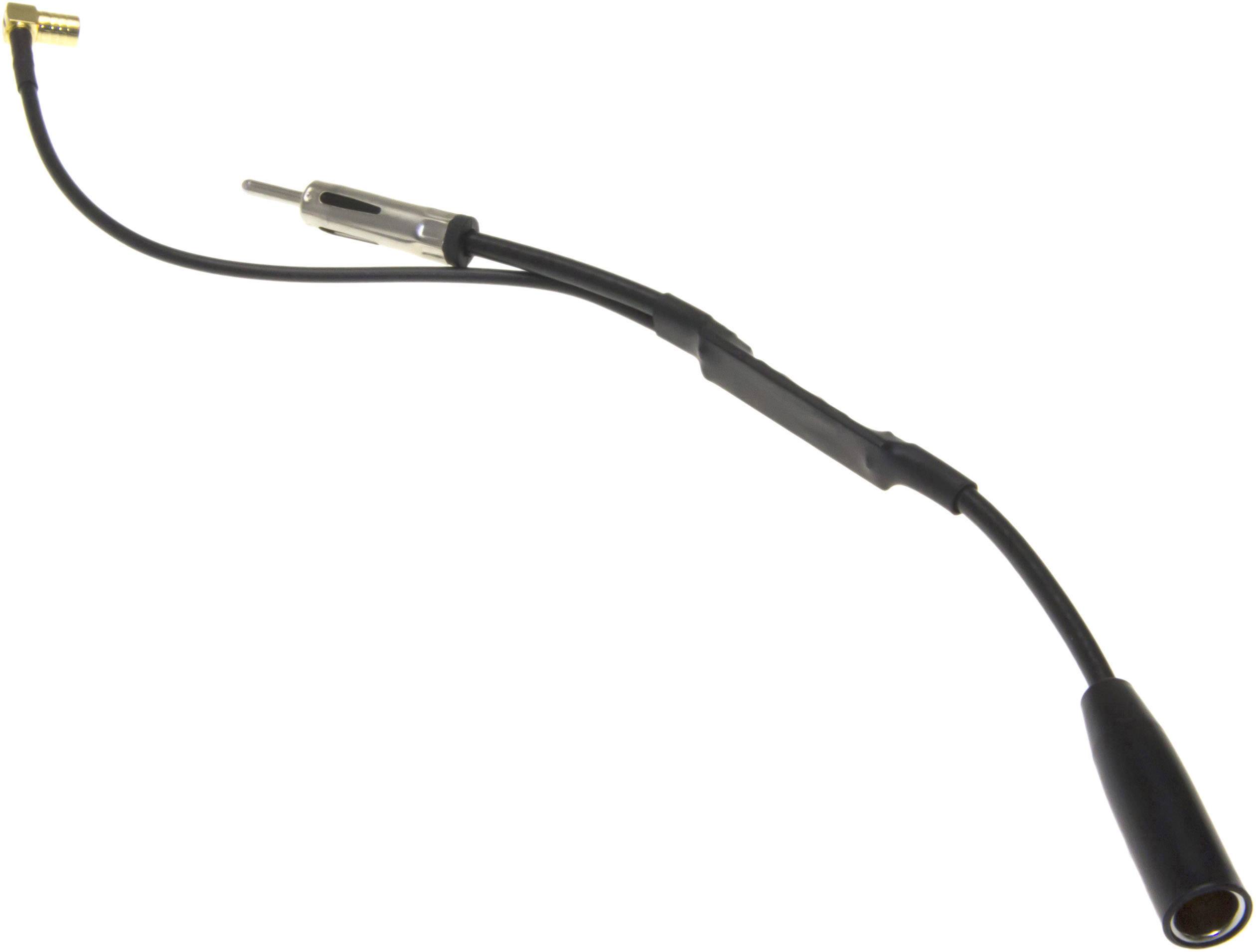 Adapter Universe Adapter anteny samochodowej DAB/FM DIN 150 Ohm, Złącze SMB konstrukcja aktywna z wzmocnieniem sygnału D - obrazek 1