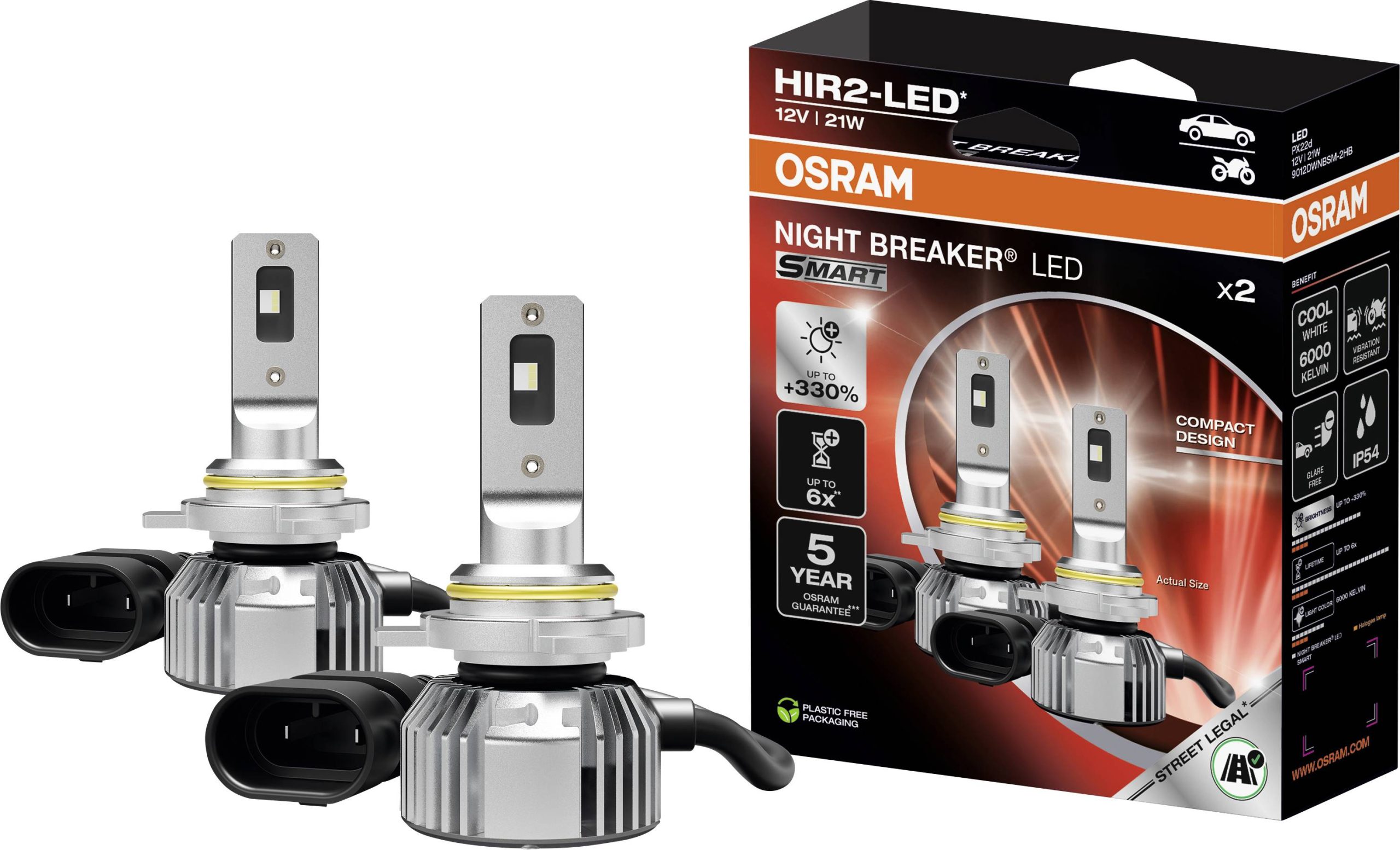 OSRAM 9012DWNBSM-2HB Żarówka LED HIR2 - obrazek 1
