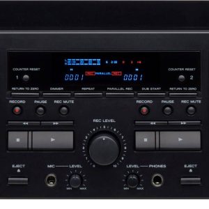 Magnetofon kasetowy, deck TEAC W-1200 czarny Magnetofon kasetowy, deck TEAC W-1200 czarny