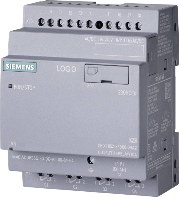Siemens 6ED1052-2FB08-0BA2 Moduł sterujący PLC 115 V/DC, 230 V/DC, 115 V/AC, 230 V/AC