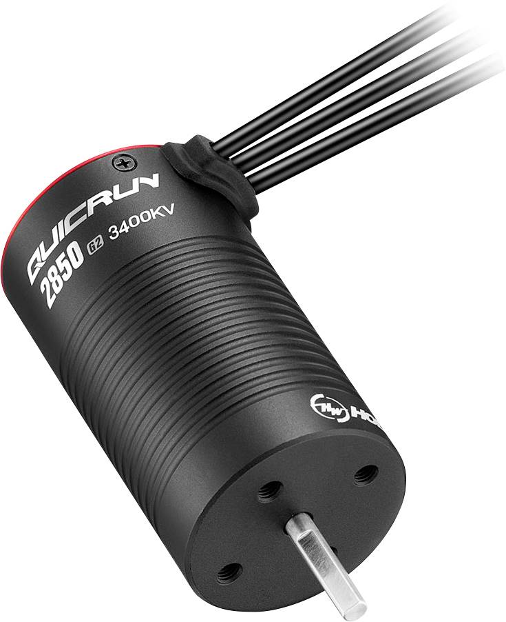 Silnik elektryczny bezszczotkowy do modeli samochodów Hobbywing QuicRun 2850SL G2 3400kV 1 szt. - obrazek 1