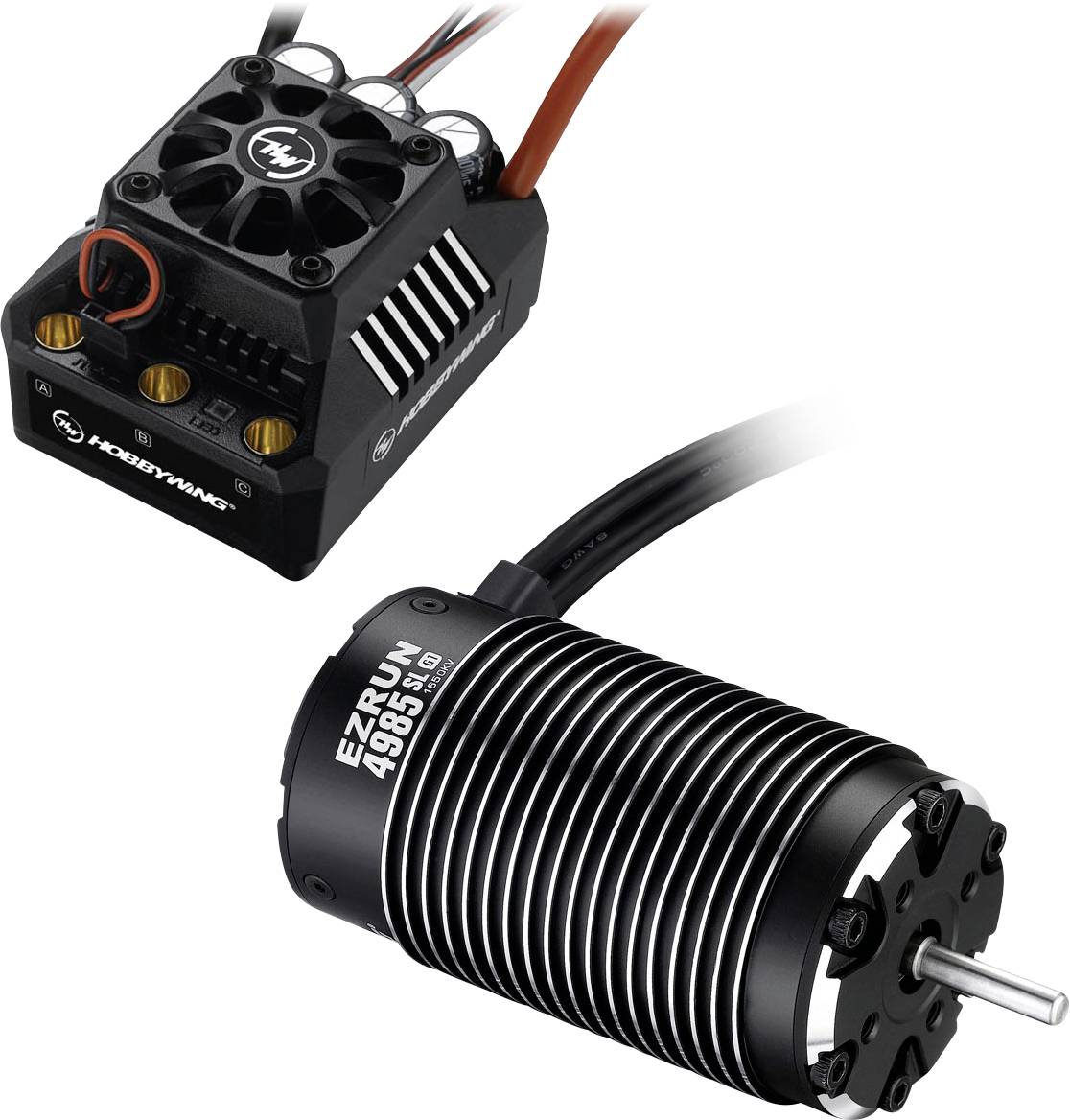 Zestaw napędowy bezszczotkowy do modeli RC Hobbywing Ezrun MAX6 Combo SL 4985 1650kV 1 szt. - obrazek 1