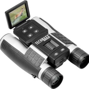 Technaxx Lornetka z aparatem cyfrowym TX-142 12-krotny 25 mm lornetka czarny, srebrny 4863 Technaxx Lornetka z aparatem cyfrowym TX-142 12-krotny 25 mm lornetka czarny, srebrny 4863