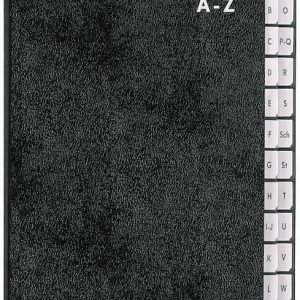 PAGNA Folder 24241-04 Pagna – Gliederungsordner – 24 Fächer – 24 Teile papier twardy czarny DIN A4 Ilość przegródek: 24 PAGNA Folder 24241-04 Pagna – Gliederungsordner – 24 Fächer – 24 Teile papier twardy czarny DIN A4 Ilość przegródek: 24