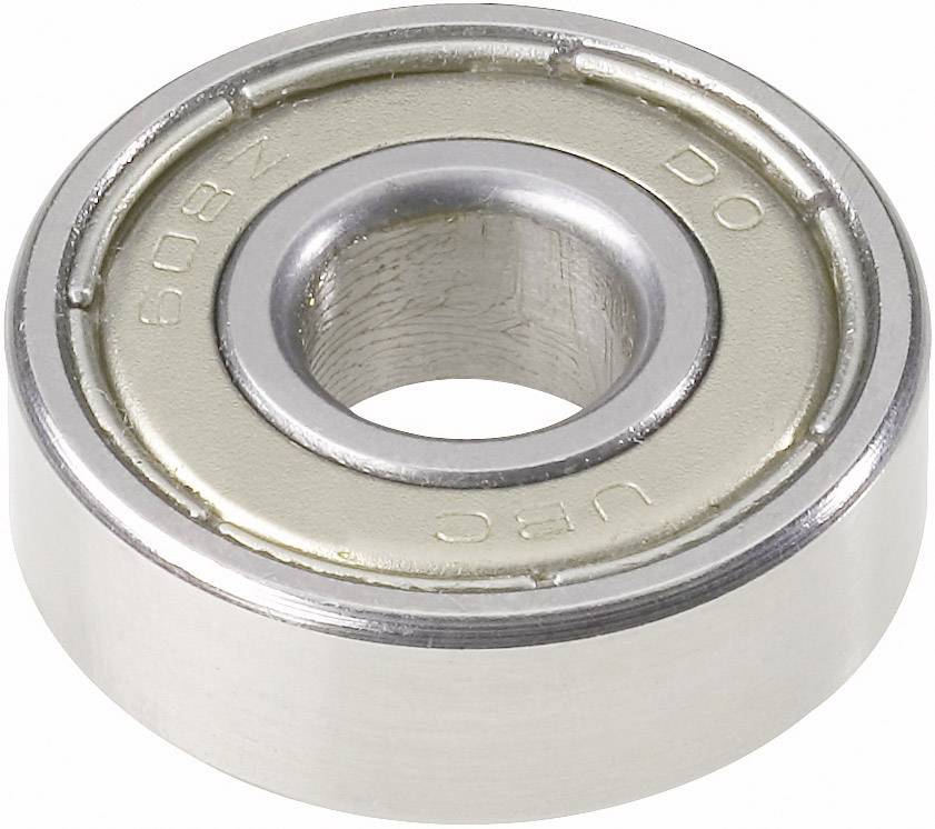 Łożysko kulkowe zwykłe serii 600 UBC Bearing 608 2Z Średnica zewnętrzna 22 mm Prędkość obrotowa 30000 U/min - obrazek 1