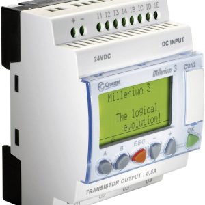 Logic Controller Crouzet Millenium 3 CD12 88970041, 24 V/DC Logic Controller Crouzet Millenium 3 CD12 88970041, 24 V/DC