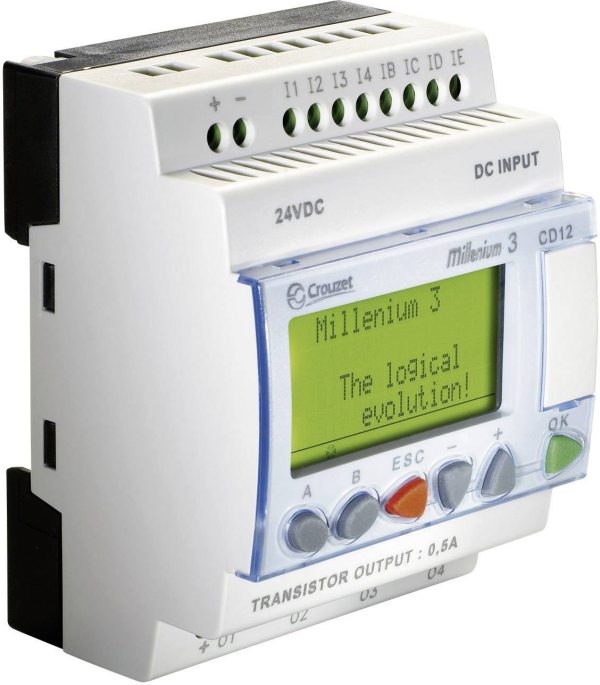 Logic Controller Crouzet Millenium 3 CD12 88970041, 24 V/DC