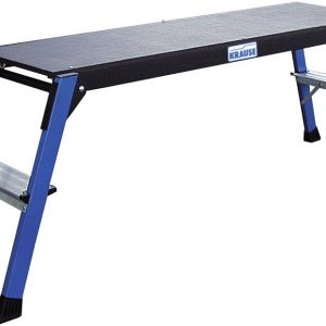 Krause MONTO® StepTop® 130099 aluminium Platforma robocza Maksymalna wysokość robocza: 2.5 m niebieski, czarny 9 kg Krause MONTO® StepTop® 130099 aluminium Platforma robocza Maksymalna wysokość robocza: 2.5 m niebieski, czarny 9 kg