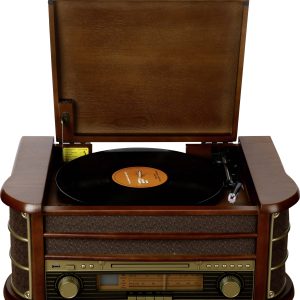 Gramofon Denver MCR-50 MUSICCENTER drewno, naturalny Gramofon Denver MCR-50 MUSICCENTER drewno, naturalny