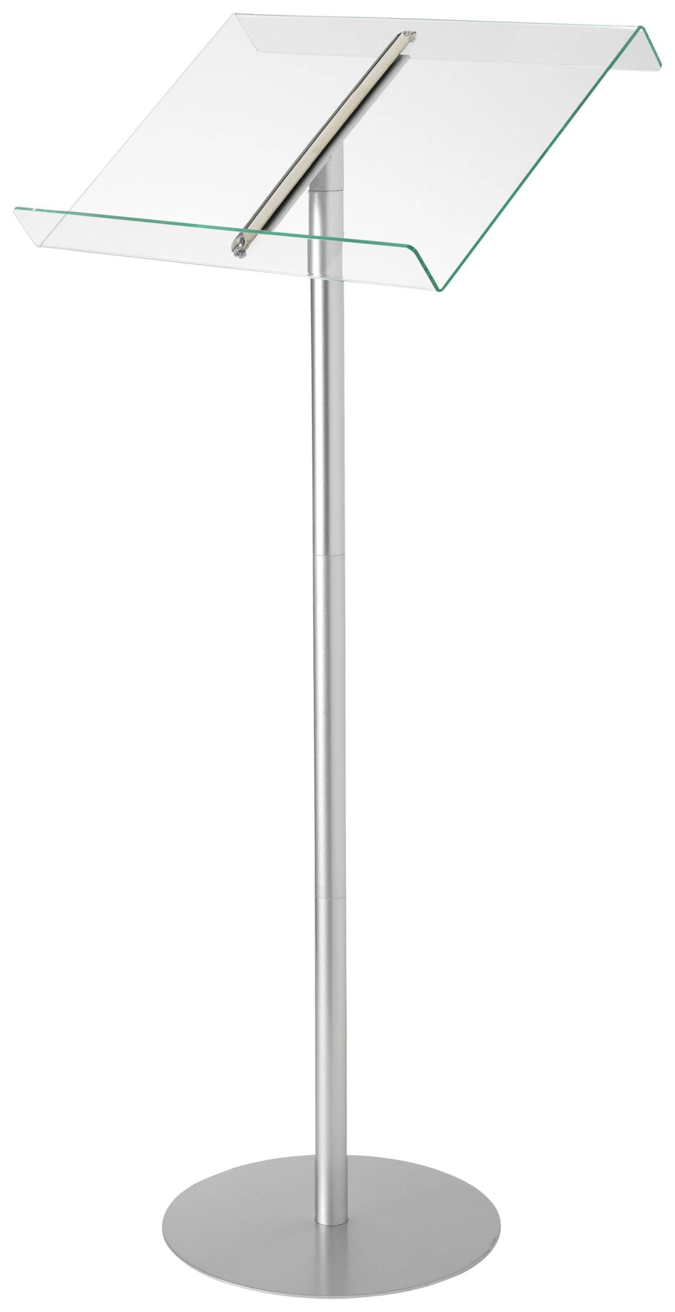 Pulpit Deflecto aluminiowy, akrylowy - obrazek 1