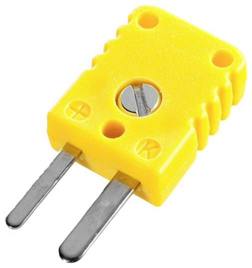 Złącze miniaturowe męskie B+B Thermotechnik NST 1200, zkres od -50 – +120 °C, żółte
