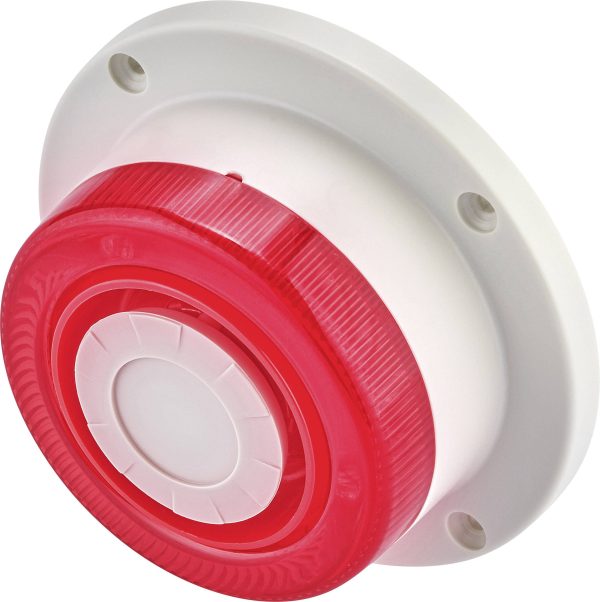 Sygonix SY-5045316 Syrena alarmowa z lampką ostrzegawczą 112 dB na zewnątrz 12 V
