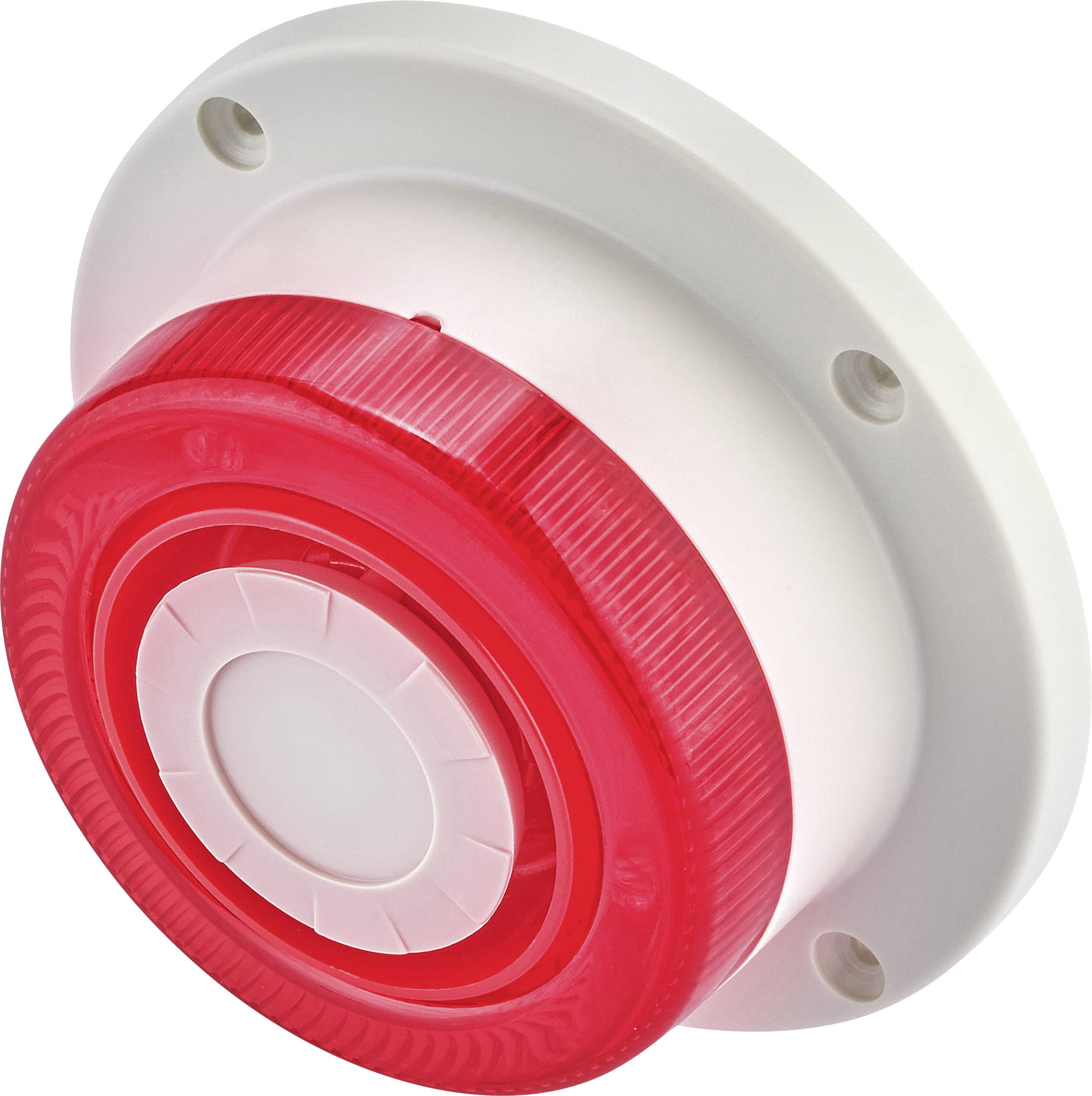 Sygonix SY-5045316 Syrena alarmowa z lampką ostrzegawczą 112 dB na zewnątrz 12 V - obrazek 1