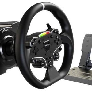 MOZA MOZA R5 Racing Set (R5 DD Wheelbase, ES Wheel, SR-P Lite Pedale, Tischhalterung) Kierownica USB czarny zawiera peda MOZA MOZA R5 Racing Set (R5 DD Wheelbase, ES Wheel, SR-P Lite Pedale, Tischhalterung) Kierownica USB czarny zawiera peda