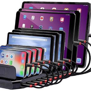 System zarządzania ładowaniem LINDY 96W 10 Port USB Charge Station dla przewodowego USB typu A System zarządzania ładowaniem LINDY 96W 10 Port USB Charge Station dla przewodowego USB typu A