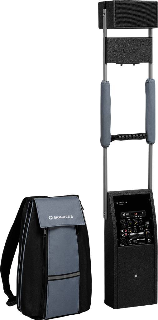 Przenośny system wzmacniaczy Monacor PAS-254D - obrazek 1