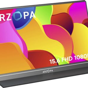 Arzopa S1 Table Przenośny monitor EEK A (A – G) 39.6 cm (15.6 cal) 1920 x 1080 px 16:9 25 ms HDMI, USB-C®, USB Host LCD Arzopa S1 Table Przenośny monitor EEK A (A – G) 39.6 cm (15.6 cal) 1920 x 1080 px 16:9 25 ms HDMI, USB-C®, USB Host LCD