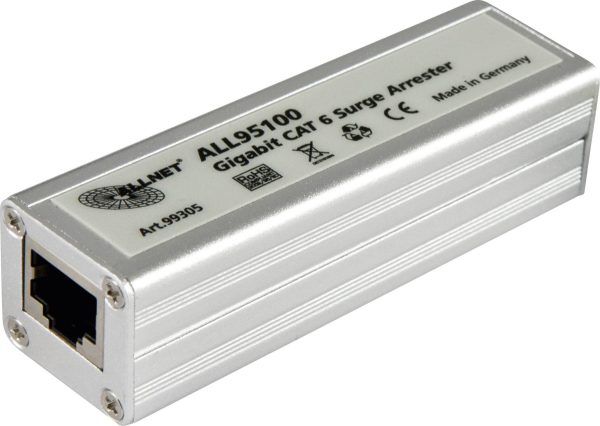 Allnet ALL95100 Ochrona przeciwprzepięciowa LAN 10/100/1000 1 szt.