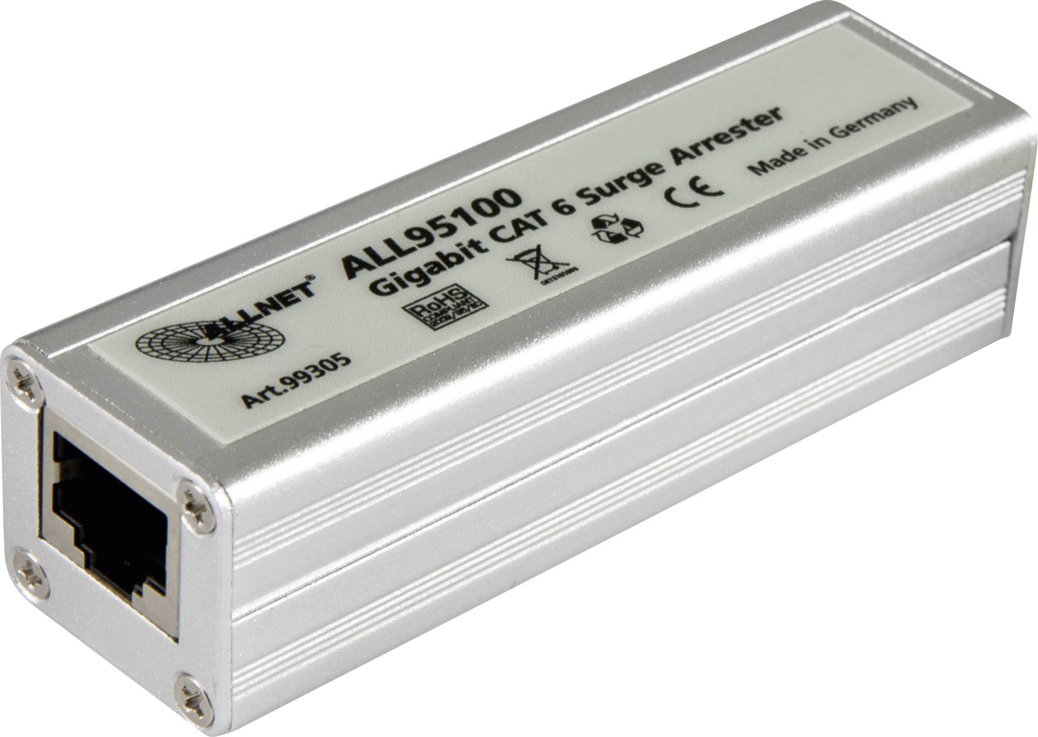 Allnet ALL95100 Ochrona przeciwprzepięciowa LAN 10/100/1000 1 szt. - obrazek 1