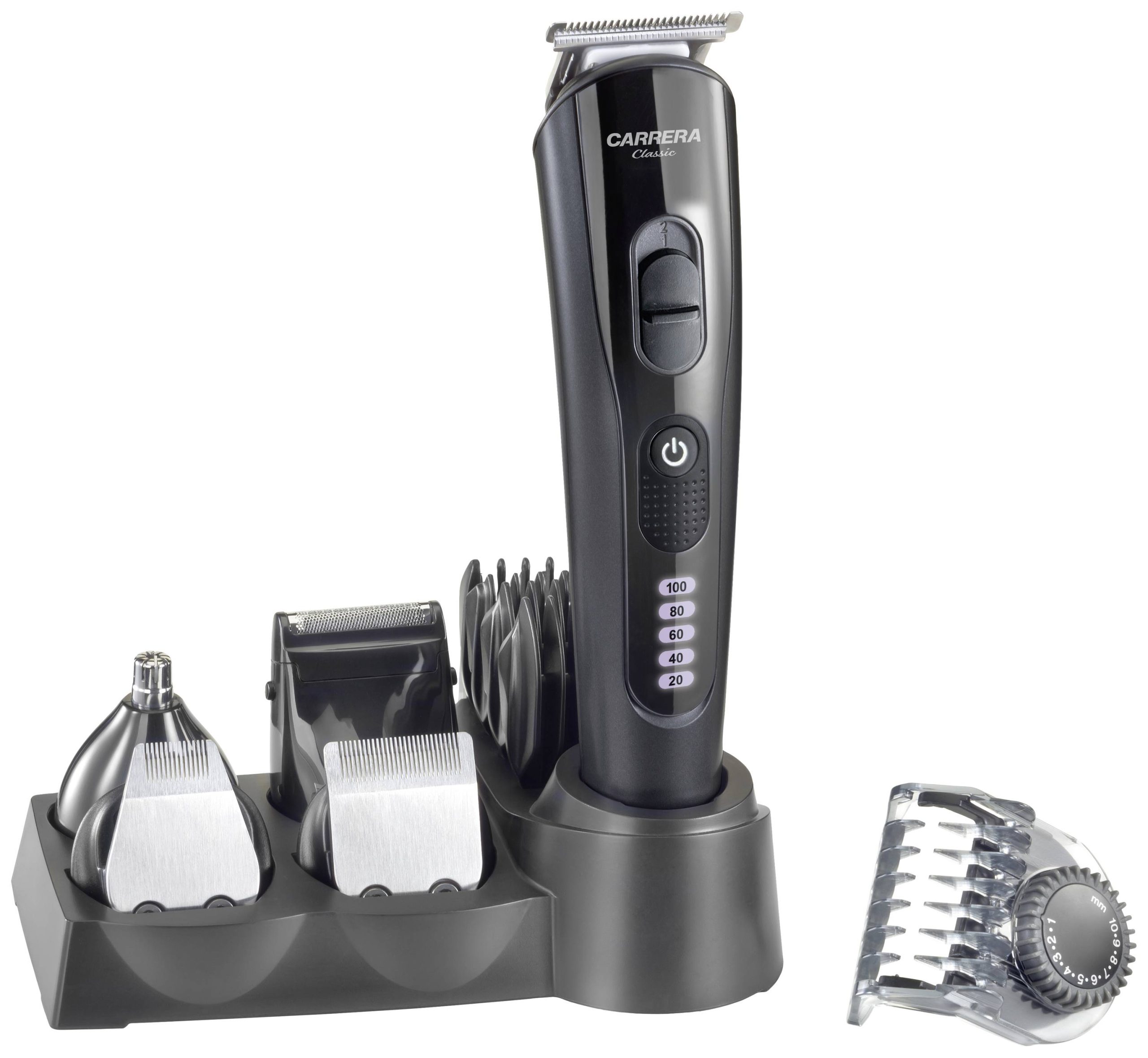 Maszynka do strzyżenia włosów Carrera Beauty Classic 6in1, szary - obrazek 1