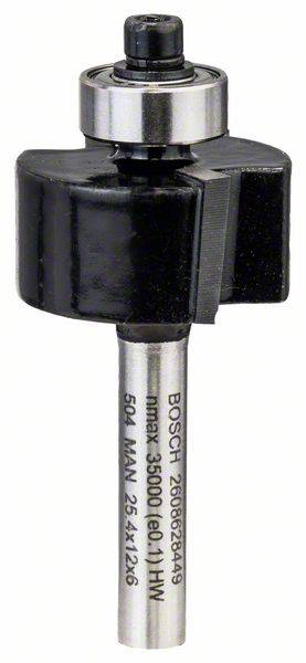 Frez do wręgów 6 mm, D1 25,4 mm, L 12,4 mm, G 54 mm Bosch Accessories 2608628449 - obrazek 1