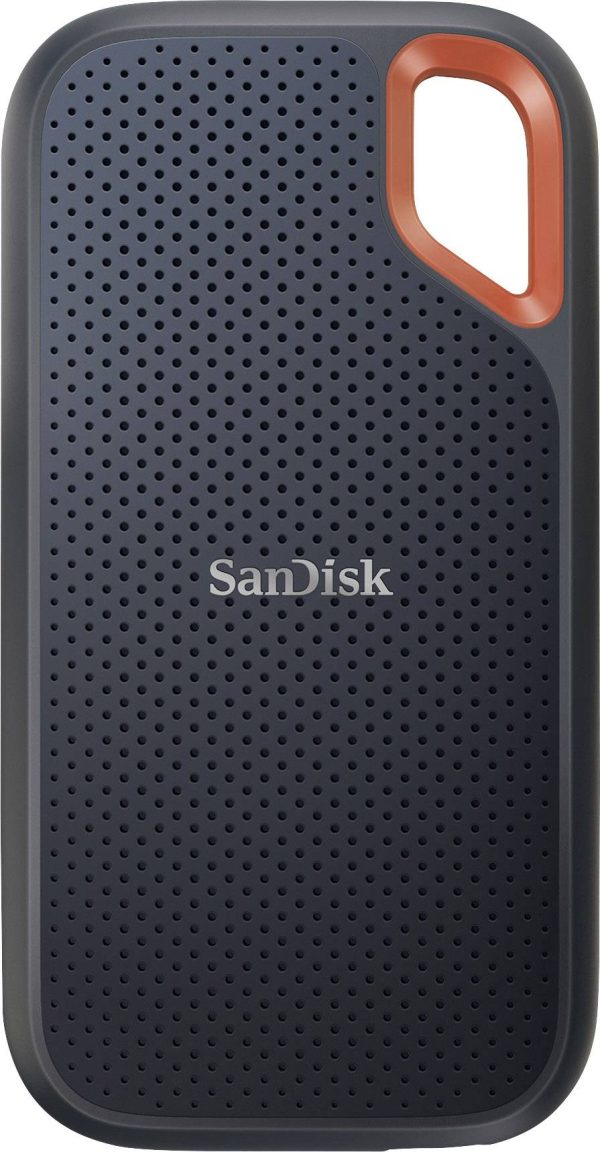 Zewnętrzny dysk SSD 6,35 cm (2,5”) SanDisk Extreme® Portable SDSSDE61-2T00-G25 2 TB USB 3.2 Gen 2 czarny, pomarańczowy