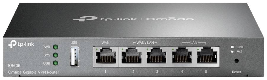 Router LAN TP-LINK Omada Gigabit VPN Router ER605 1 GBit/s - obrazek 1