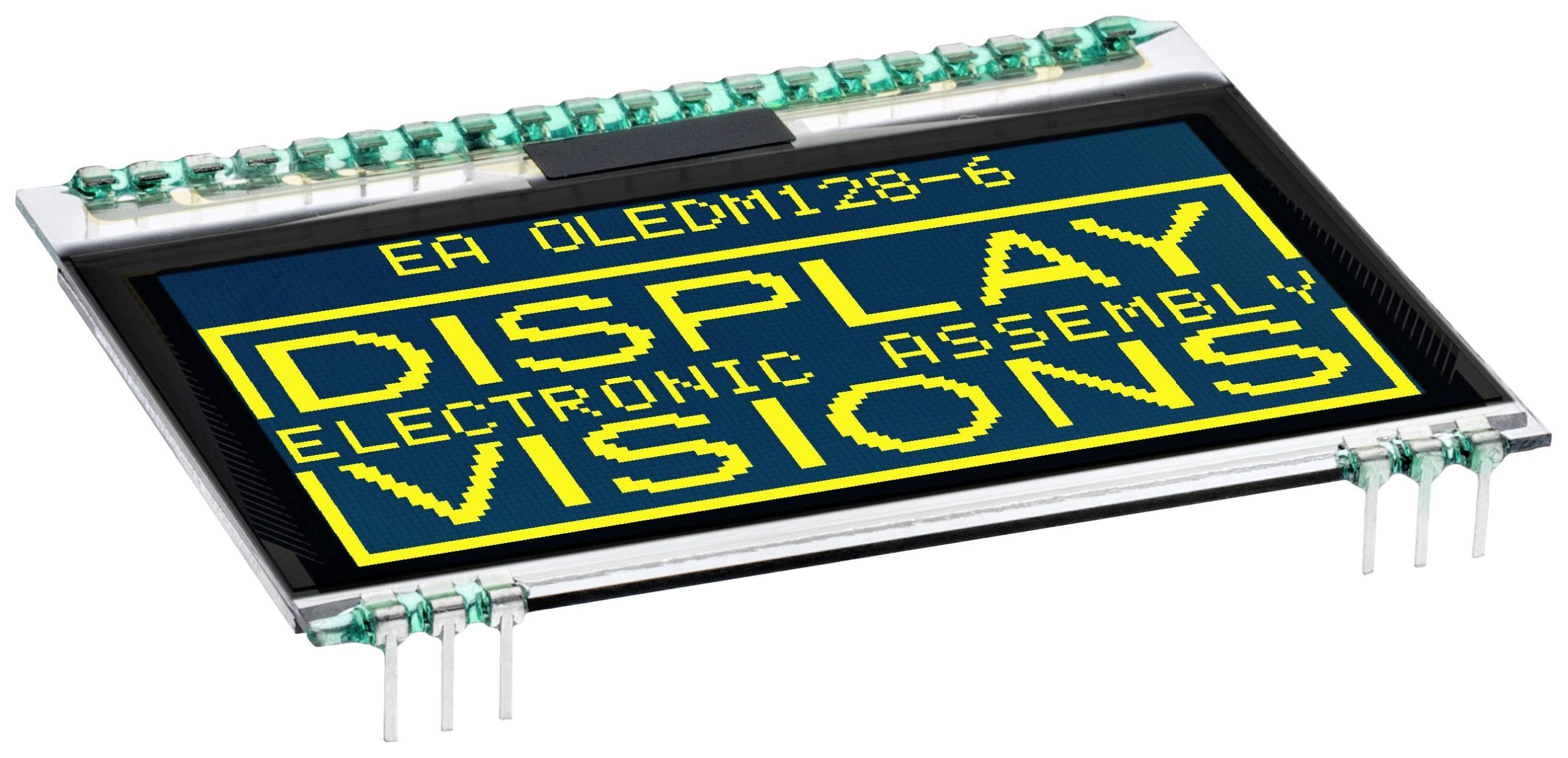 Wyświetlacz OLED DISPLAY VISIONS EAOLEDM128-6GGA (S x W x G) 55 x 43 x 3.3 mm - obrazek 1