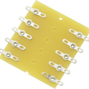 Listwa do lutowania dwurzędowa, całkowita ilość biegunów 10 o powłoce epoksydowej (dł. x szer. x wys.) 43 x 38 x 1.6 mm