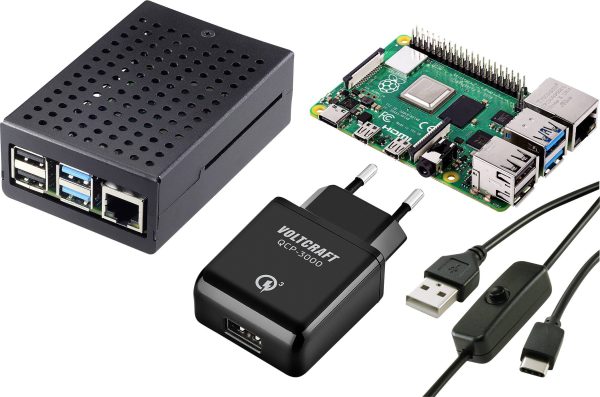 TRU COMPONENTS Pure Set Raspberry Pi® 4 model B 3 GB 4 x 1.5 GHz zaw. zasilacz, zaw. obudowę