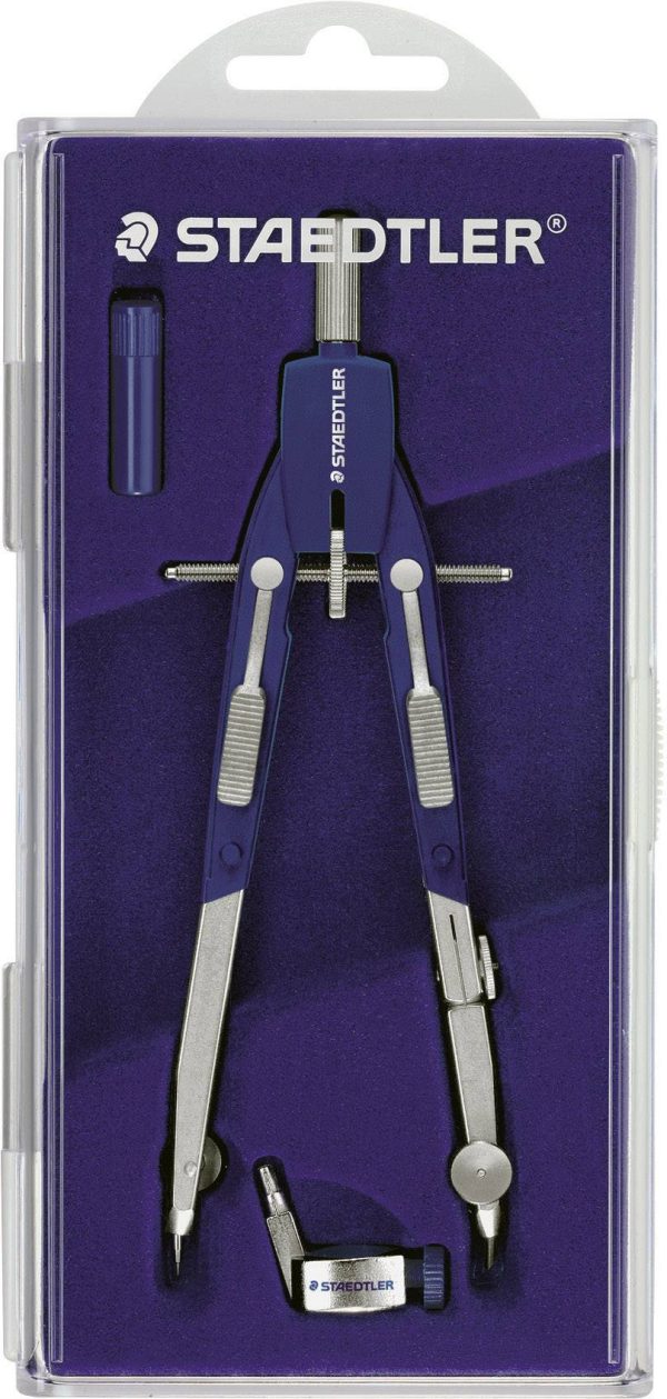 Staedtler Cyrkiel szybkonastawny 552 01 Szybka regulacja Mechanizm przyciskowy