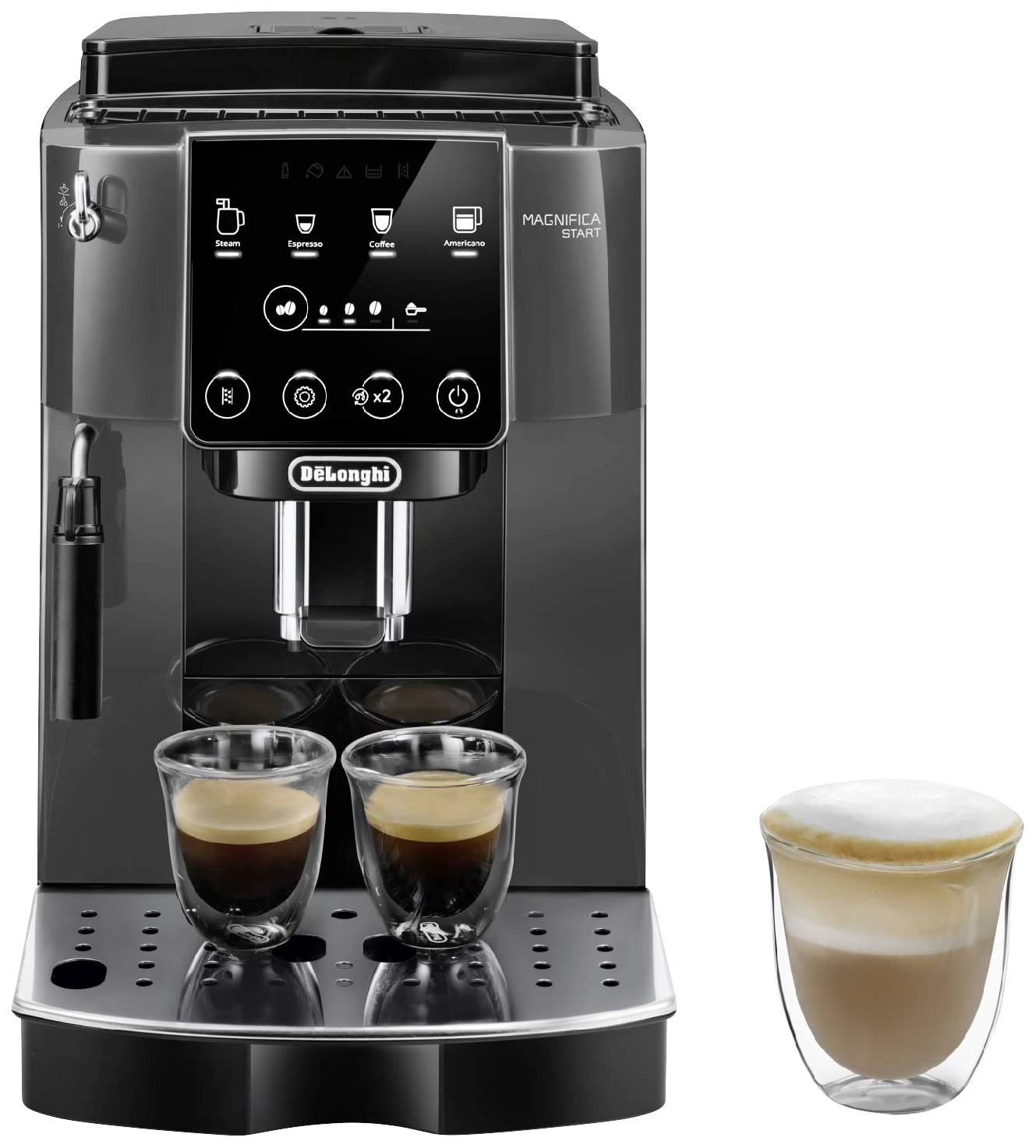 Ekspres do kawy automatyczny DeLonghi ECAM220.22.GB 132220079, szary, czarny - obrazek 1