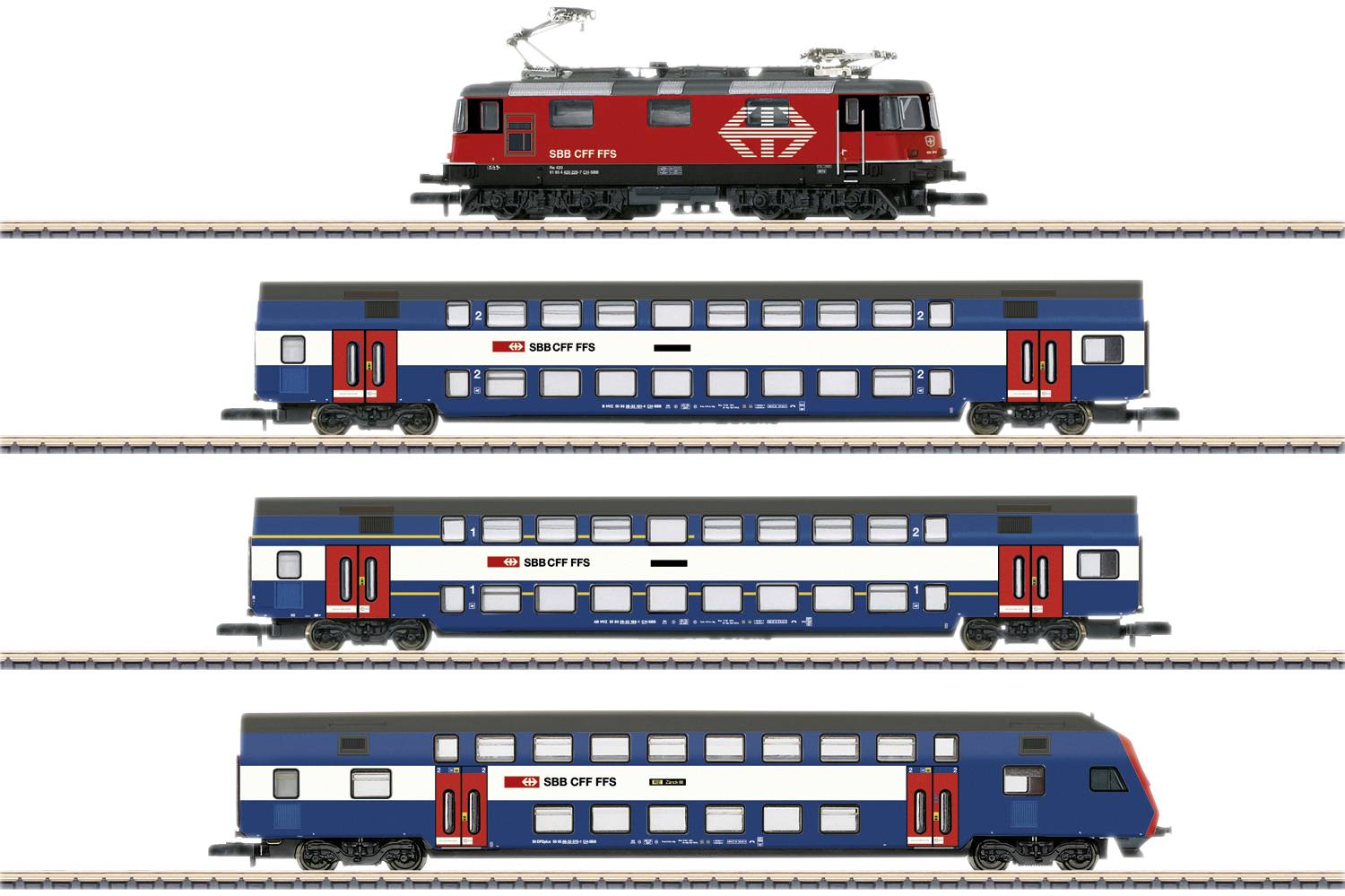 Märklin 81195 Zestaw pociągów Z Zurych S-Bahn SBB - obrazek 1