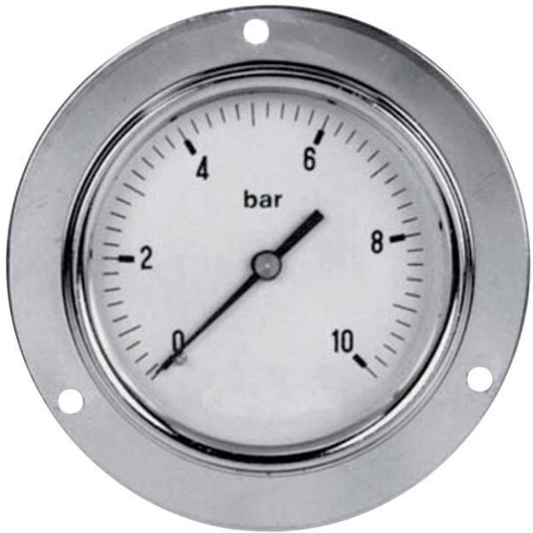 Manometr pneumatyczny panelowy ICH 304.63.10 0-10 BAR, fi63 mm, G 1/4