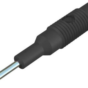 Adapter bananowy SKS Hirschmann, O 2 mm/4 mm, czarny Adapter bananowy SKS Hirschmann, O 2 mm/4 mm, czarny