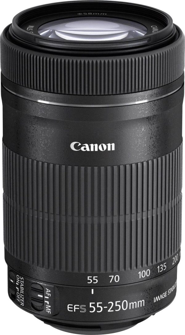 Canon EF-S 55-250 mm IS STM 8546B005AA Teleobiektyw f/4 – 5.6 55 – 250 mm