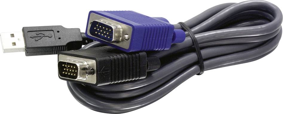 adapter KVM TrendNet TK-CU06 TK-CU06 VGA, USB, 1.5 m - obrazek 1