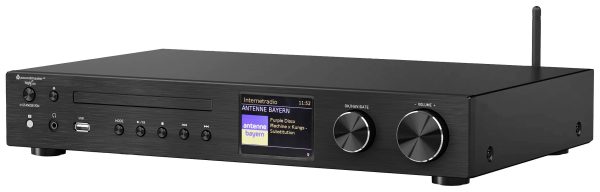 soundmaster ICD4350SW Odtwarzacz CD czarny WLAN, DAB+, CD-Player, Bluetooth®, radio Internetowe