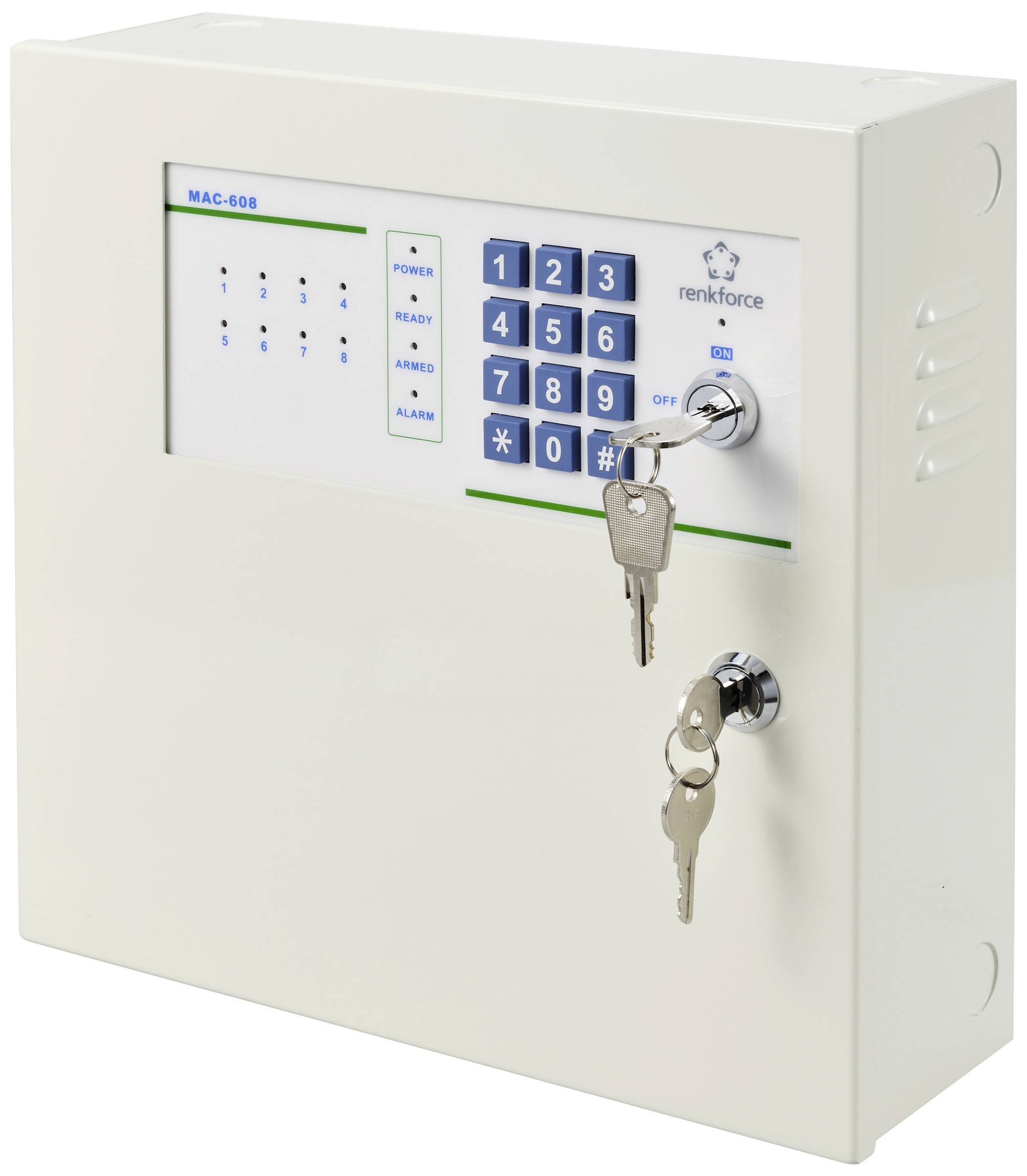 System alarmowy MAC-608, 8 stref - obrazek 1