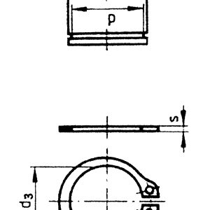 Pieścień Segera Toolcraft 194748, O = 8,4 x 9 mm, 1 mm, DIN 471, 100 szt. Pieścień Segera Toolcraft 194748, O = 8,4 x 9 mm, 1 mm, DIN 471, 100 szt.